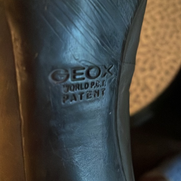 GOEX Heels Women Size8 EU38.5 Taupe Italian Design Medium Heel Insole Square Toe - Picture 8 of 15